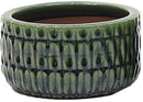 Alba Green Low Pots