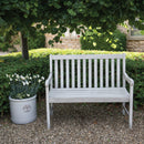 Dorset 2 Seater Bench Grey