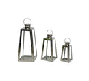 Florence 3pk Ss Silver Lantern