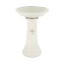 White Heritage Birdbath
