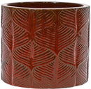Ivy Red Cylinder Set Of 4