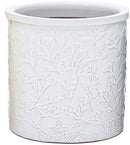 Lyra Flower White Pot