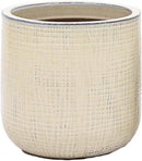 Lyra Hessian Cream Pot