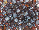 Pot Top Amber Red Flat Glass B
