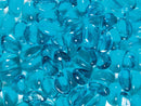 Pot Topper Turq Glass Cashews