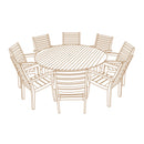 Large Round Patio Set Cover