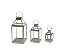 Venice 3pk Ss Silver Lanterns